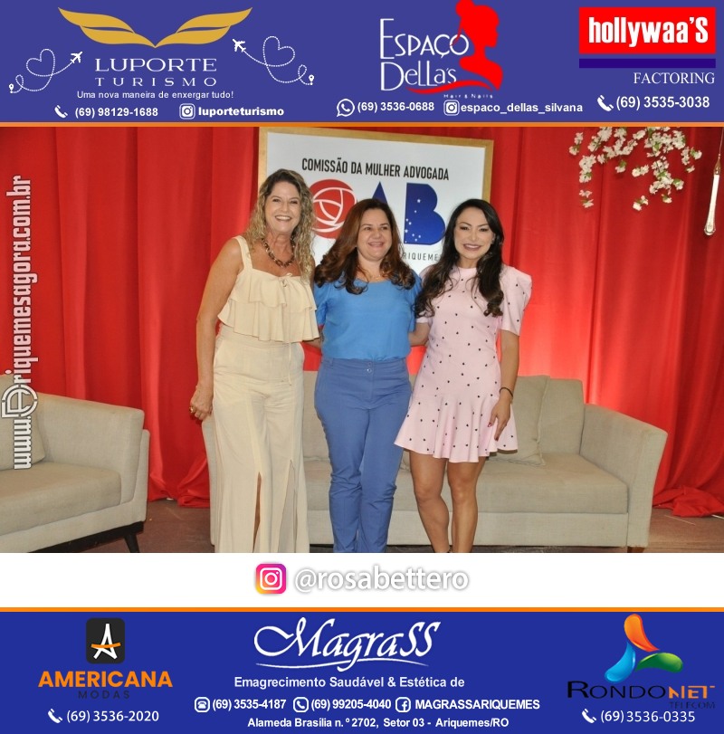CAFÉ DA TARDE - OAB - CMA - Subsecção Ariquemes - Comissão da Mulher Advogada – Rondônia