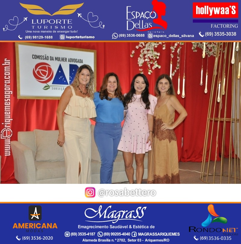 CAFÉ DA TARDE - OAB - CMA - Subsecção Ariquemes - Comissão da Mulher Advogada – Rondônia