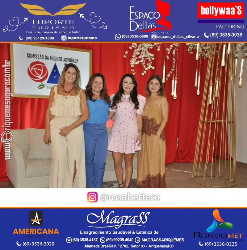 CAFÉ DA TARDE - OAB - CMA - Subsecção Ariquemes - Comissão da Mulher Advogada – Rondônia