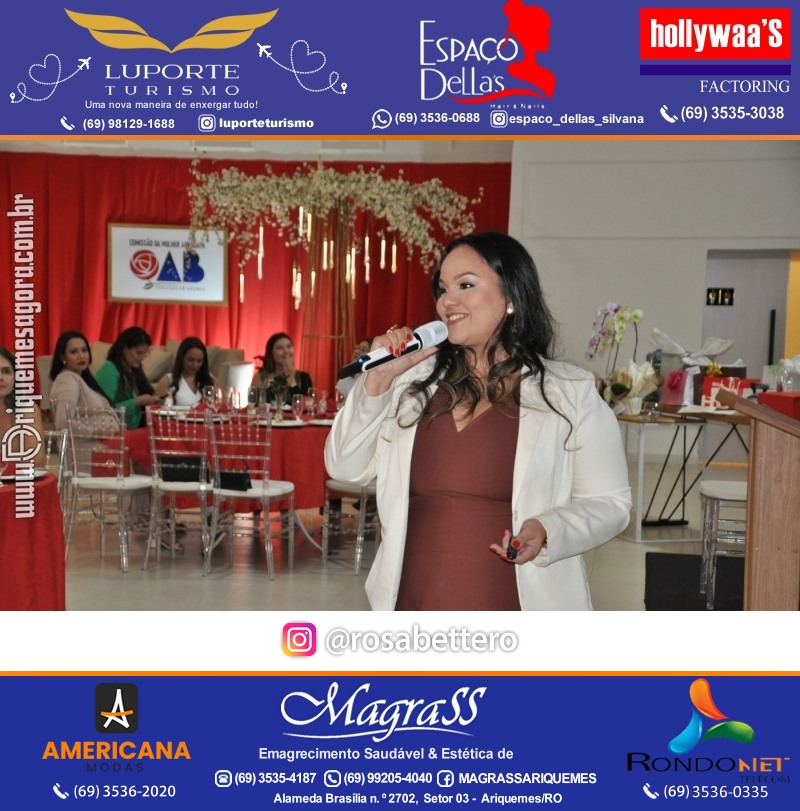 CAFÉ DA TARDE - OAB - CMA - Subsecção Ariquemes - Comissão da Mulher Advogada – Rondônia