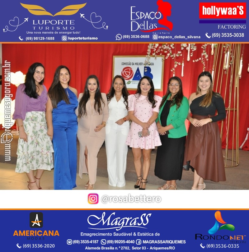 CAFÉ DA TARDE - OAB - CMA - Subsecção Ariquemes - Comissão da Mulher Advogada – Rondônia