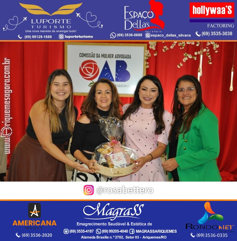 CAFÉ DA TARDE - OAB - CMA - Subsecção Ariquemes - Comissão da Mulher Advogada – Rondônia