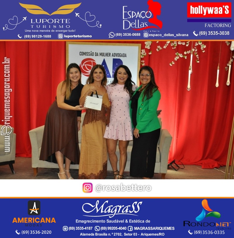 CAFÉ DA TARDE - OAB - CMA - Subsecção Ariquemes - Comissão da Mulher Advogada – Rondônia