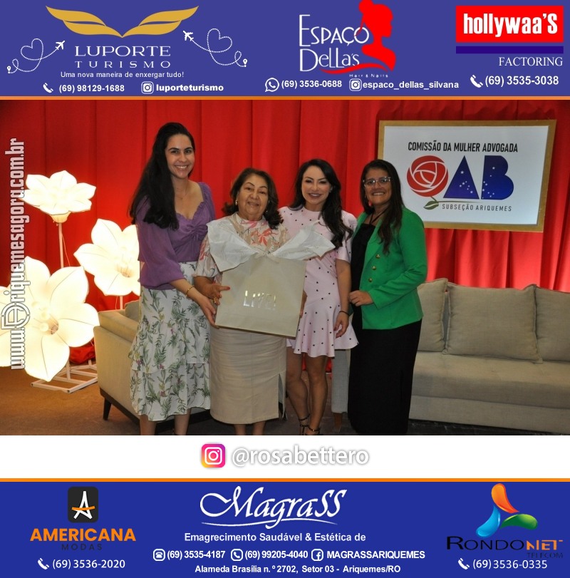 CAFÉ DA TARDE - OAB - CMA - Subsecção Ariquemes - Comissão da Mulher Advogada – Rondônia