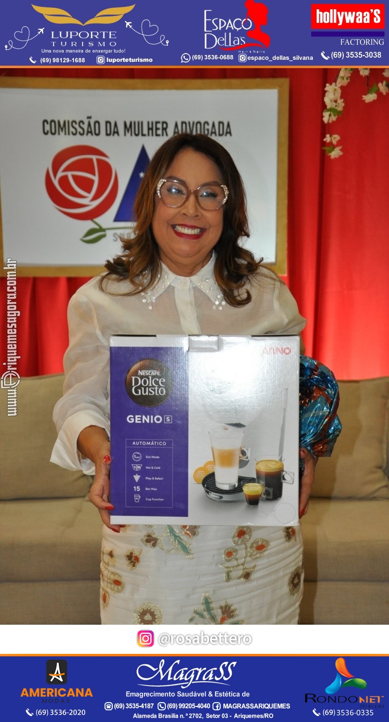 CAFÉ DA TARDE - OAB - CMA - Subsecção Ariquemes - Comissão da Mulher Advogada – Rondônia