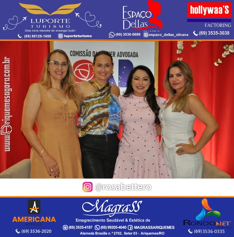 CAFÉ DA TARDE - OAB - CMA - Subsecção Ariquemes - Comissão da Mulher Advogada – Rondônia