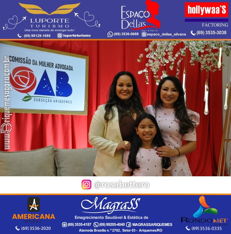 CAFÉ DA TARDE - OAB - CMA - Subsecção Ariquemes - Comissão da Mulher Advogada – Rondônia
