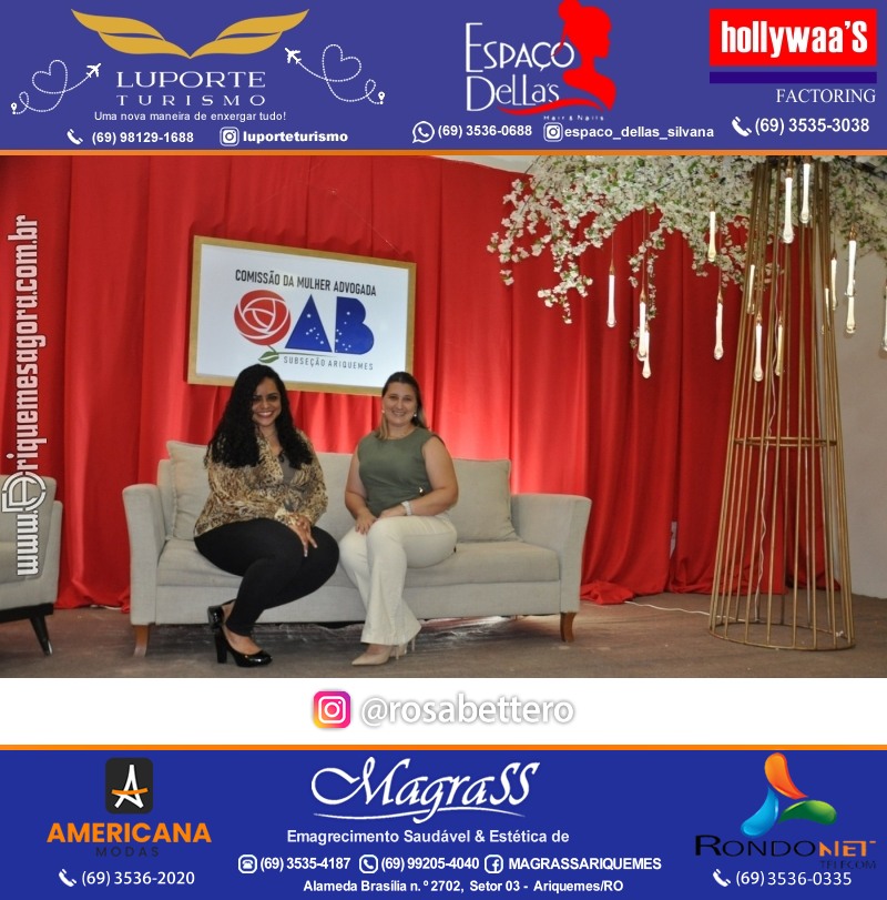 CAFÉ DA TARDE - OAB - CMA - Subsecção Ariquemes - Comissão da Mulher Advogada – Rondônia