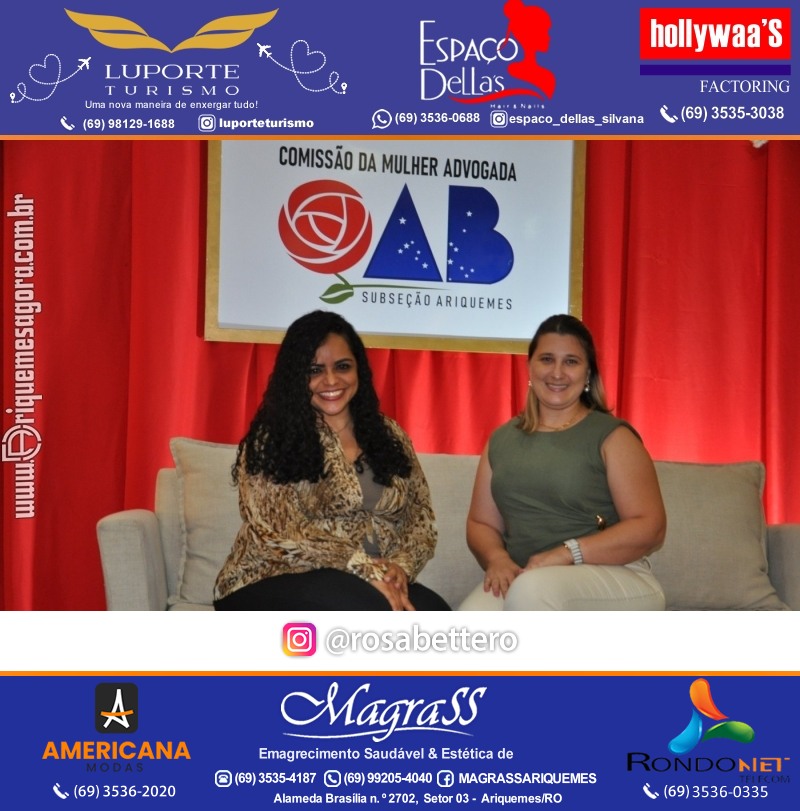 CAFÉ DA TARDE - OAB - CMA - Subsecção Ariquemes - Comissão da Mulher Advogada – Rondônia