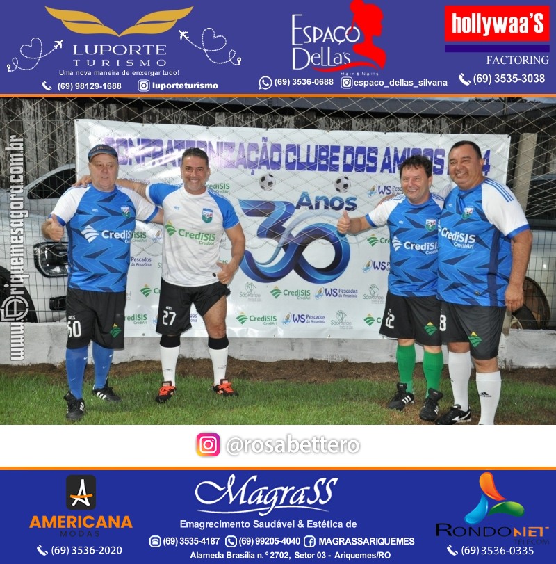 Confraternização Clube dos Amigos 2024 completa 30 anos em Ariquemes Rondônia