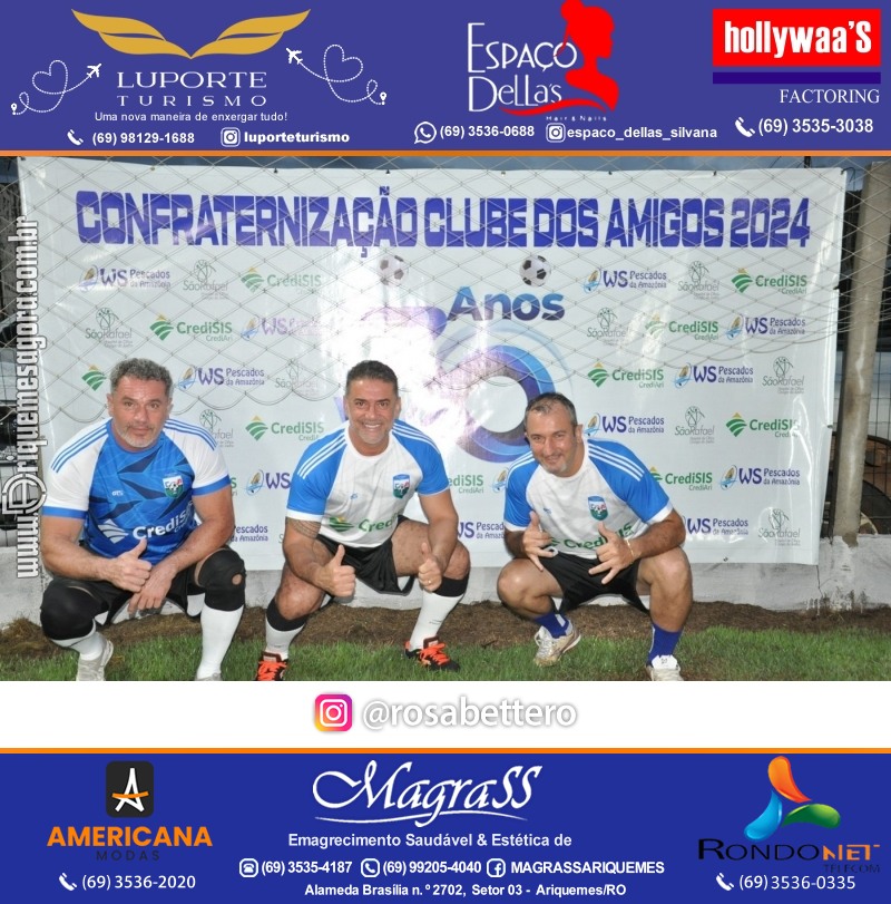 Confraternização Clube dos Amigos 2024 completa 30 anos em Ariquemes Rondônia