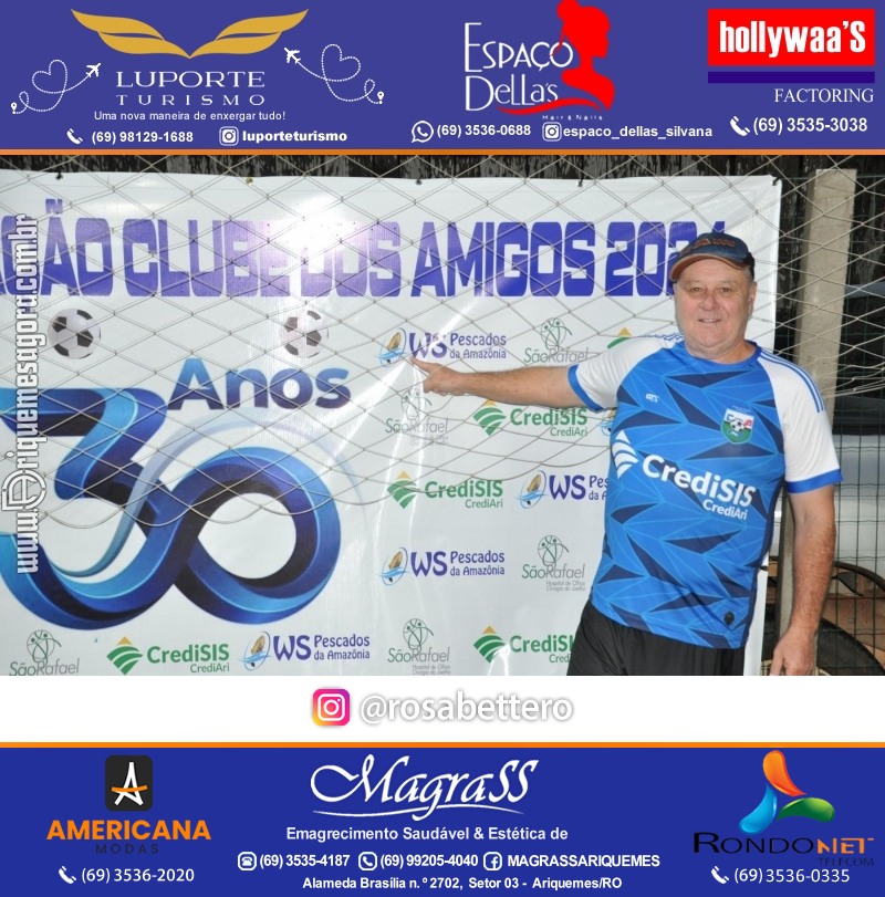 Confraternização Clube dos Amigos 2024 completa 30 anos em Ariquemes Rondônia