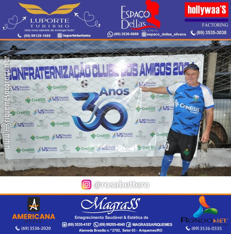 Confraternização Clube dos Amigos 2024 completa 30 anos em Ariquemes Rondônia