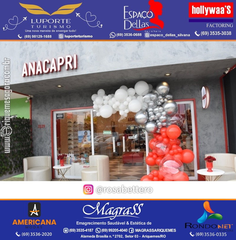 Reinauguração & Black Friday da ANACAPRI em Ariquemes Rondônia na Av. Canaã