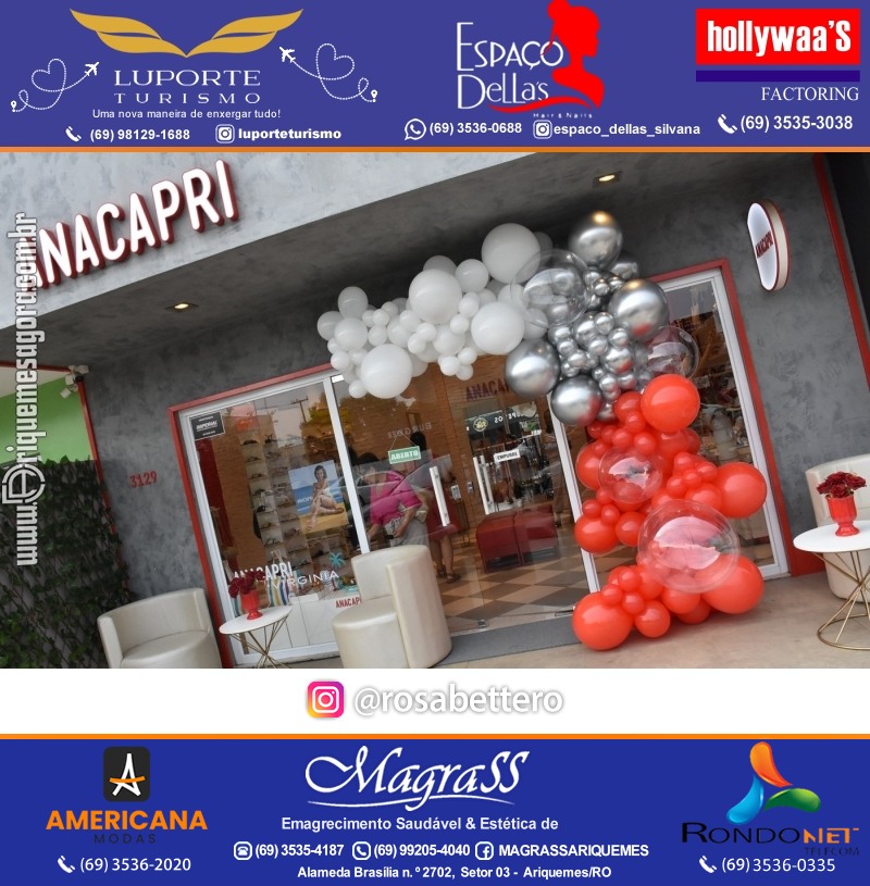 Reinauguração & Black Friday da ANACAPRI em Ariquemes Rondônia na Av. Canaã