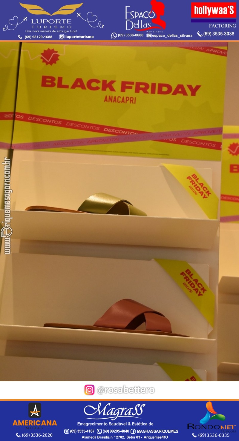 Reinauguração & Black Friday da ANACAPRI em Ariquemes Rondônia na Av. Canaã