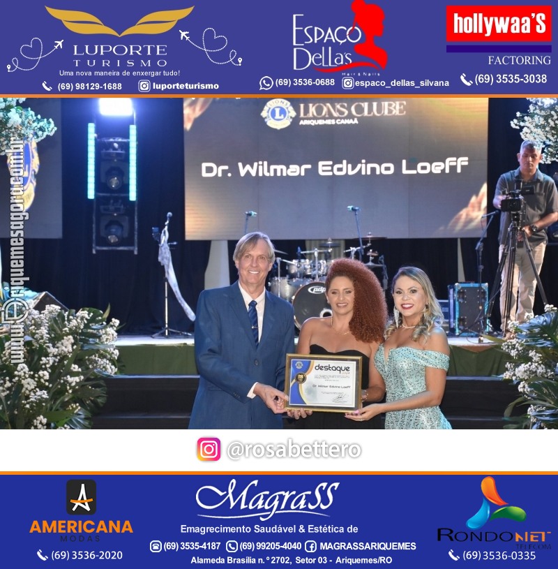 28º DESTAQUE 2024 “Lions Clube Ariquemes Canaã” Prêmio Leão em Ariquemes Rondônia