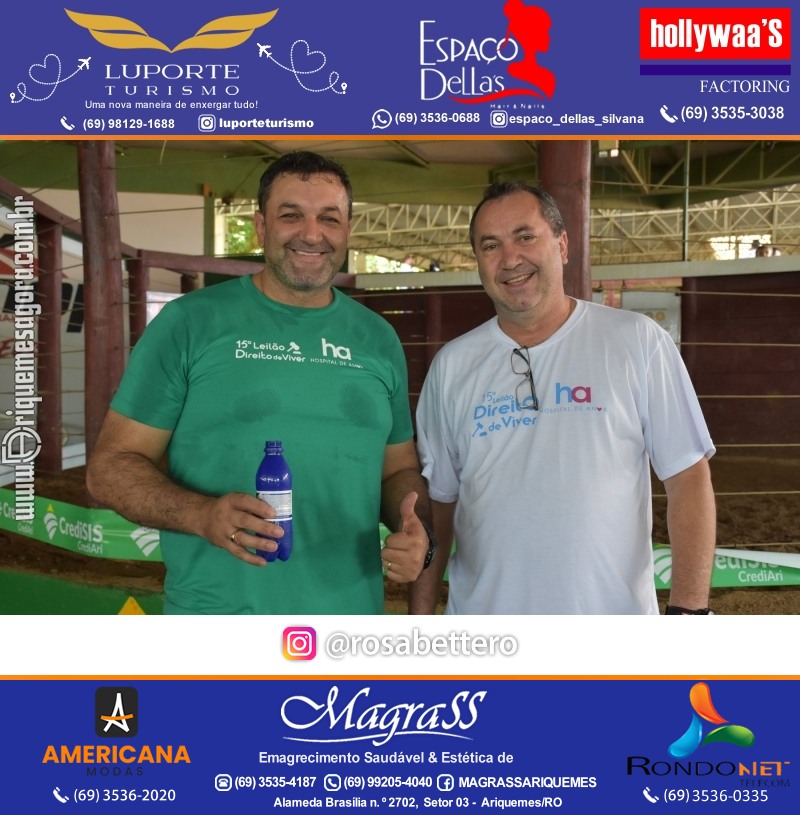 15º Leilão Direito de Viver em Ariquemes em Prol Hospital do Amor de Rondônia