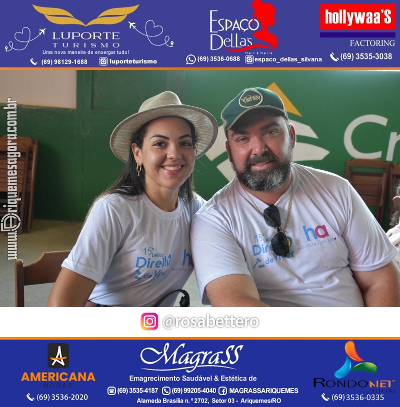 15º Leilão Direito de Viver em Ariquemes em Prol Hospital do Amor de Rondônia