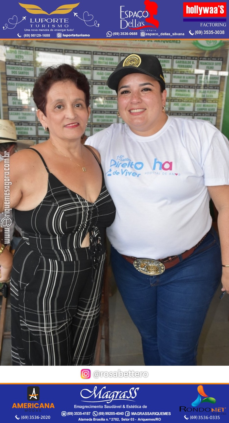 15º Leilão Direito de Viver em Ariquemes em Prol Hospital do Amor de Rondônia