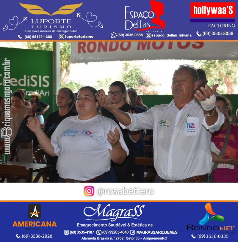 15º Leilão Direito de Viver em Ariquemes em Prol Hospital do Amor de Rondônia