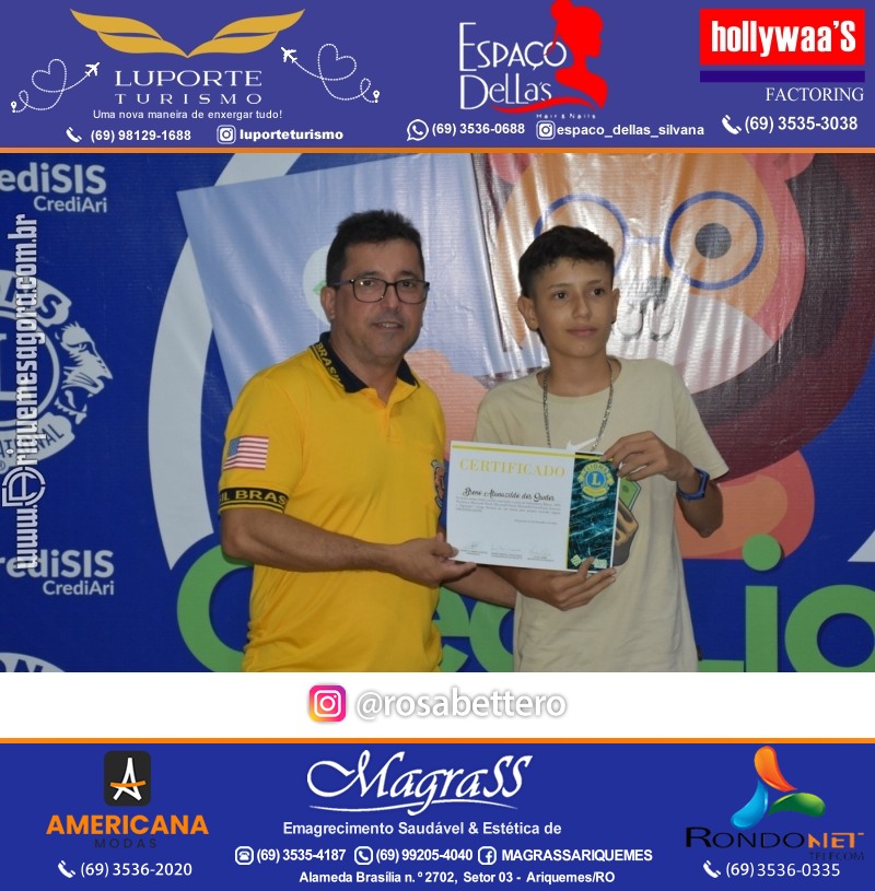Entrega Certificados Curso Cursos Básico e Avançado do Credilions Projeto Inclusão Digital em Ariquemes RO