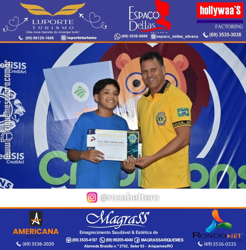 Entrega Certificados Curso Cursos Básico e Avançado do Credilions Projeto Inclusão Digital em Ariquemes RO