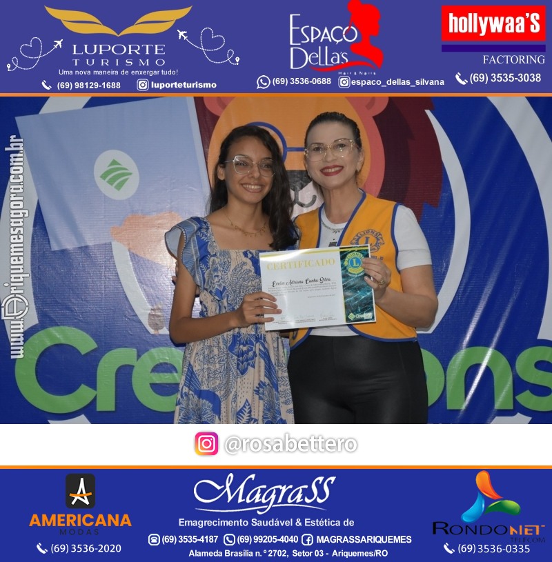 Entrega Certificados Curso Cursos Básico e Avançado do Credilions Projeto Inclusão Digital em Ariquemes RO