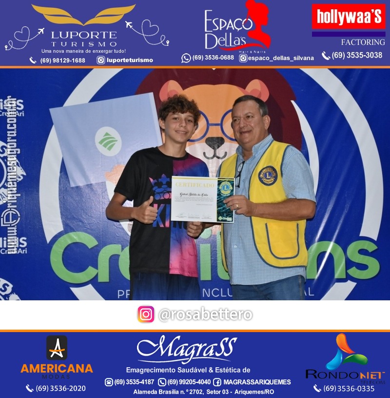 Entrega Certificados Curso Cursos Básico e Avançado do Credilions Projeto Inclusão Digital em Ariquemes RO