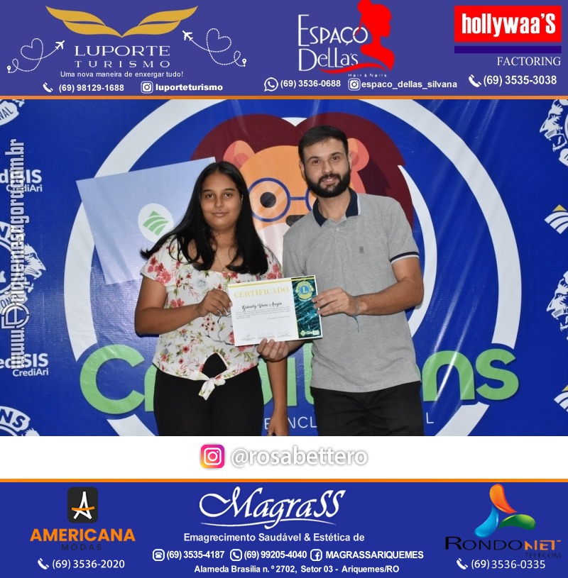 Entrega Certificados Curso Cursos Básico e Avançado do Credilions Projeto Inclusão Digital em Ariquemes RO