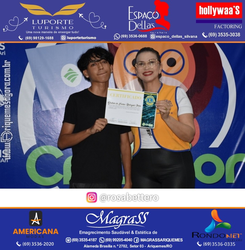 Entrega Certificados Curso Cursos Básico e Avançado do Credilions Projeto Inclusão Digital em Ariquemes RO