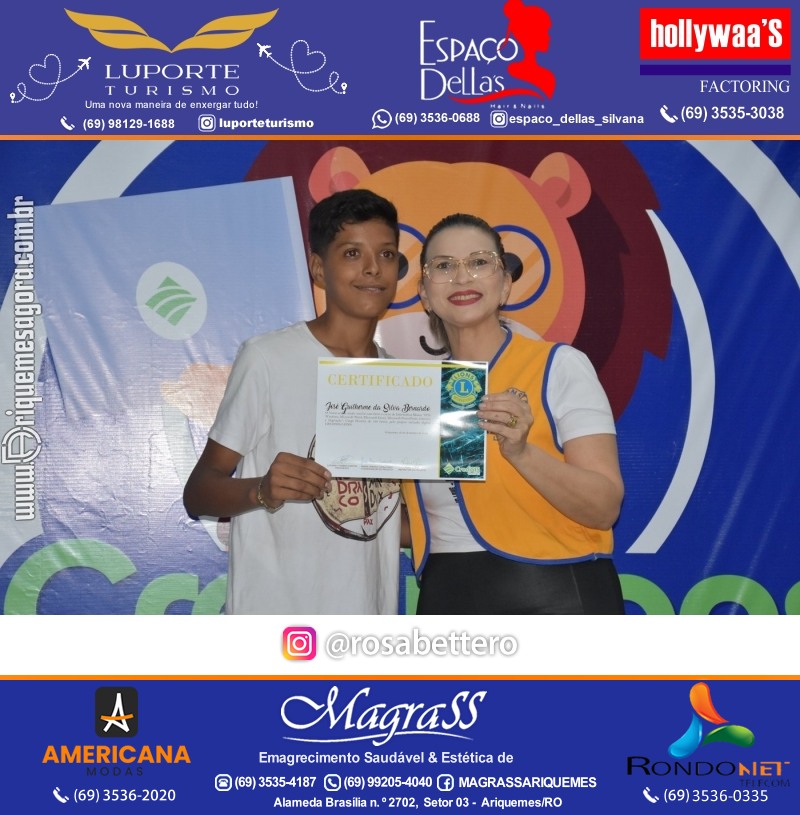 Entrega Certificados Curso Cursos Básico e Avançado do Credilions Projeto Inclusão Digital em Ariquemes RO