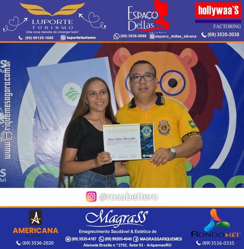Entrega Certificados Curso Cursos Básico e Avançado do Credilions Projeto Inclusão Digital em Ariquemes RO