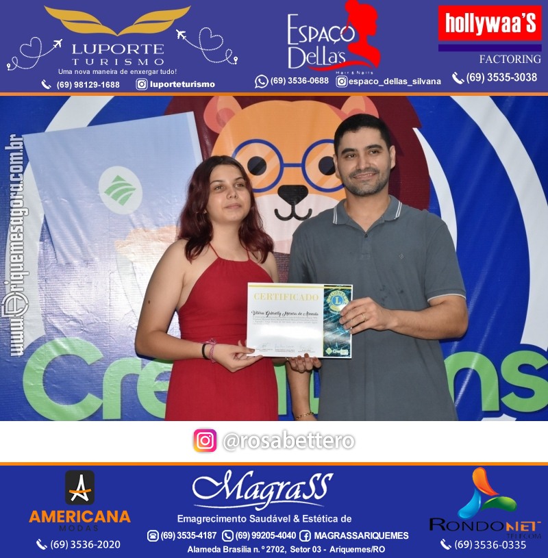Entrega Certificados Curso Cursos Básico e Avançado do Credilions Projeto Inclusão Digital em Ariquemes RO
