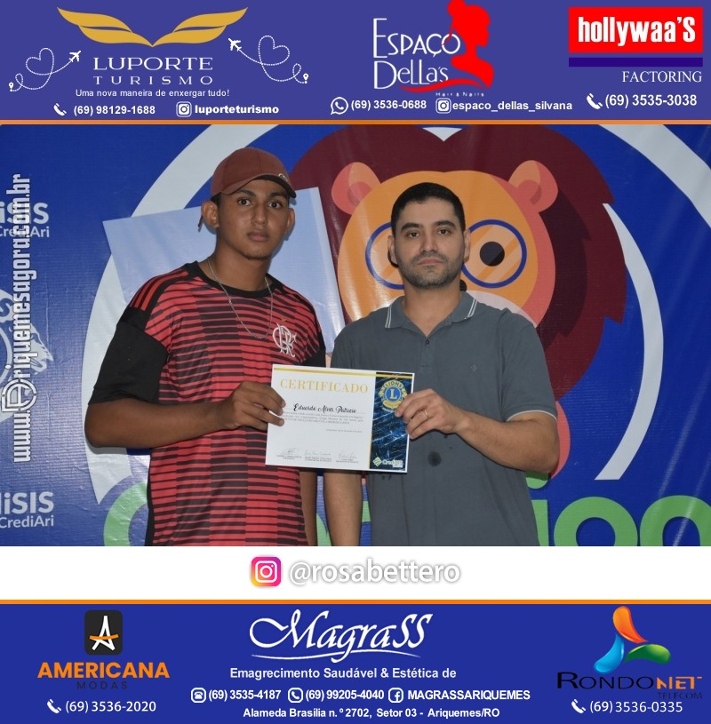 Entrega Certificados Curso Cursos Básico e Avançado do Credilions Projeto Inclusão Digital em Ariquemes RO