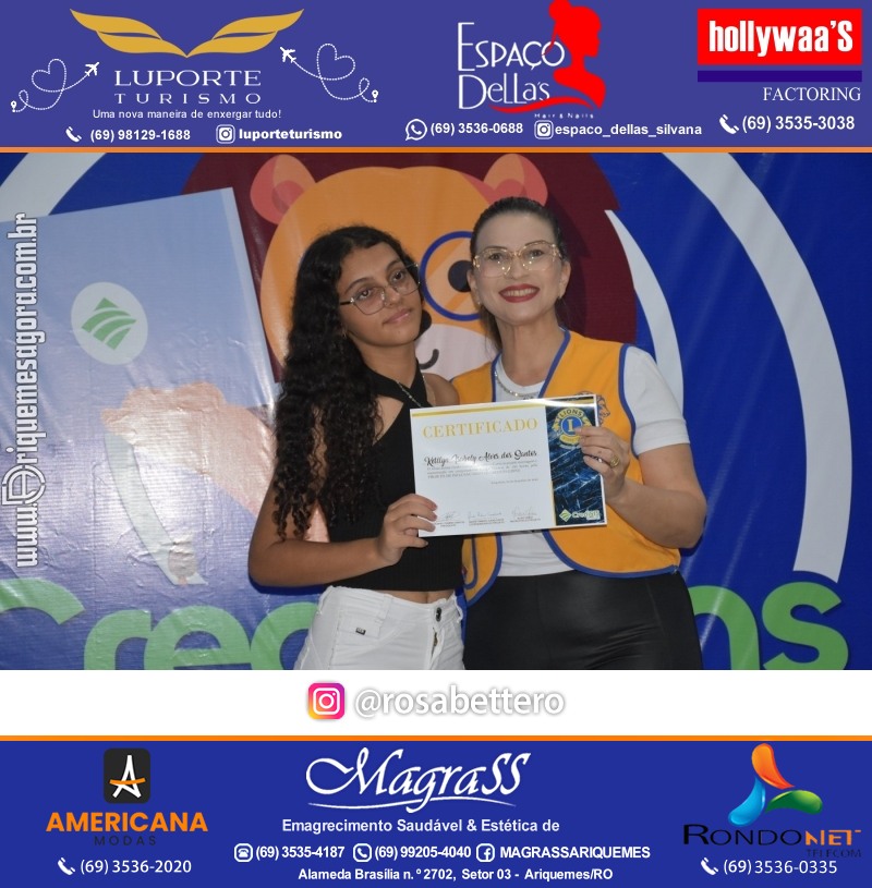 Entrega Certificados Curso Cursos Básico e Avançado do Credilions Projeto Inclusão Digital em Ariquemes RO