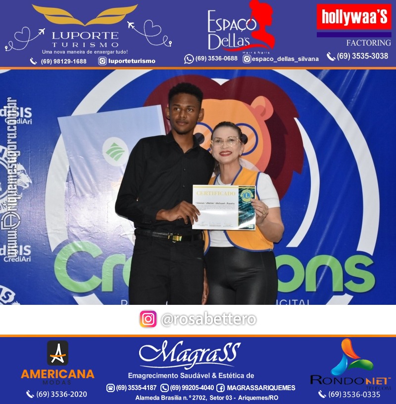 Entrega Certificados Curso Cursos Básico e Avançado do Credilions Projeto Inclusão Digital em Ariquemes RO