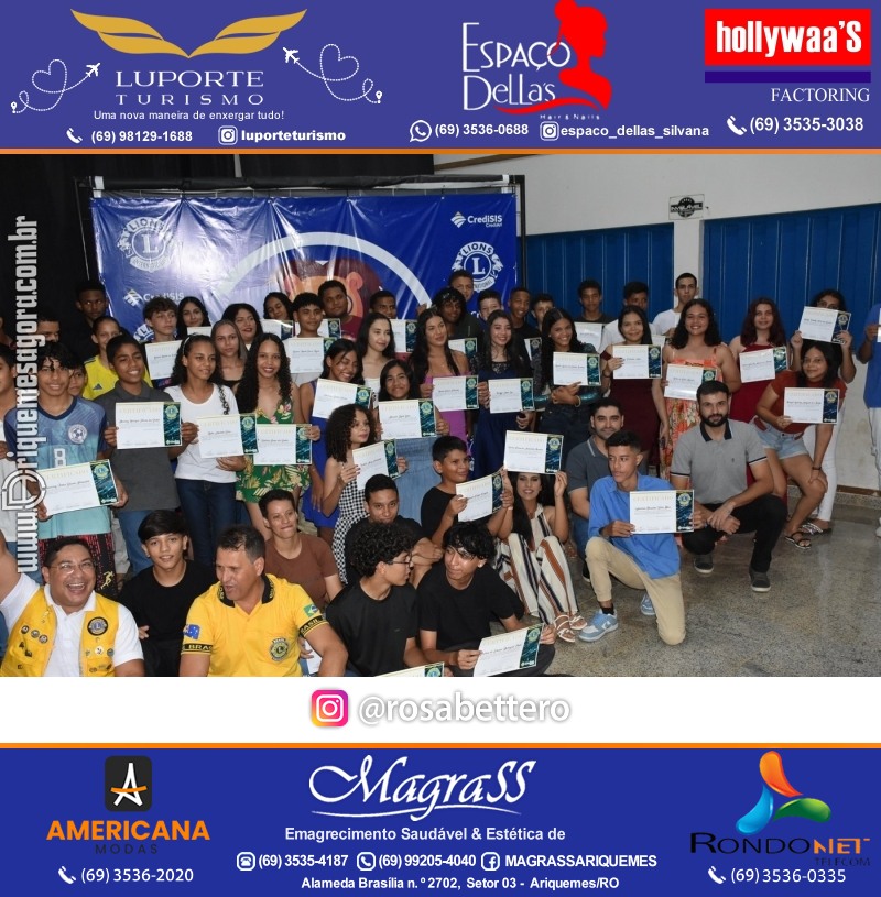 Entrega Certificados Curso Cursos Básico e Avançado do Credilions Projeto Inclusão Digital em Ariquemes RO