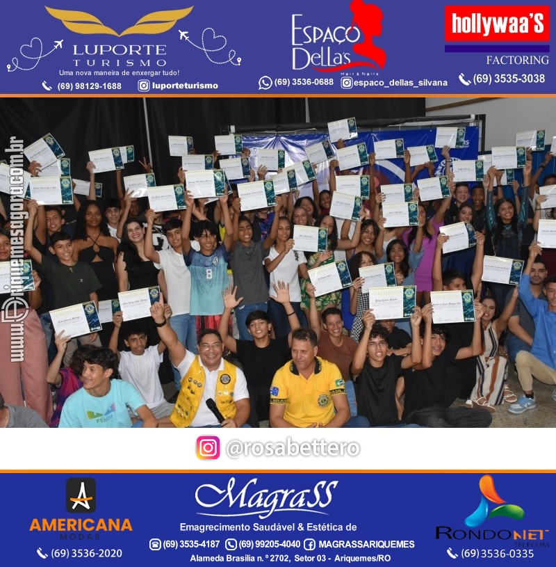 Entrega Certificados Curso Cursos Básico e Avançado do Credilions Projeto Inclusão Digital em Ariquemes RO