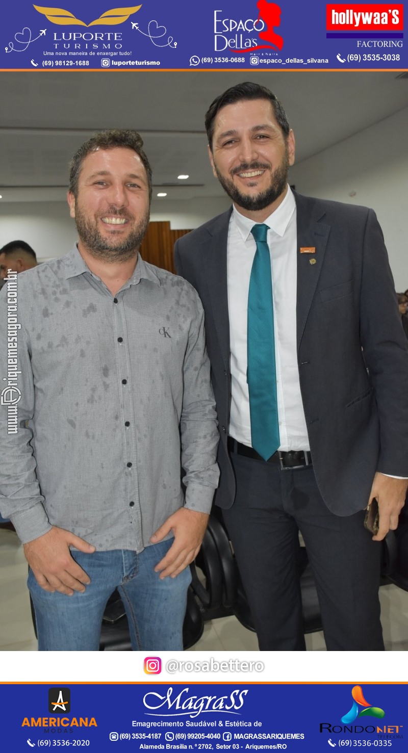 Diplomação Prefeita, Vice e Vereadores eleitos em Ariquemes Rondônia