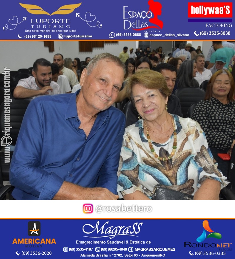Diplomação Prefeita, Vice e Vereadores eleitos em Ariquemes Rondônia