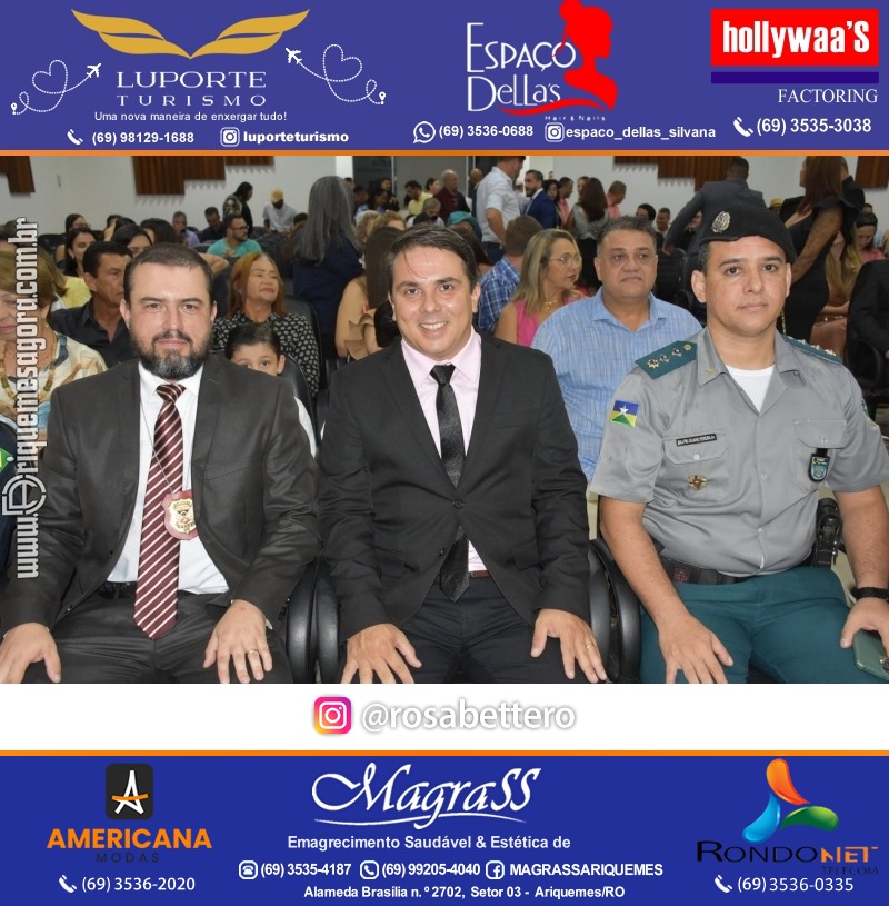 Diplomação Prefeita, Vice e Vereadores eleitos em Ariquemes Rondônia