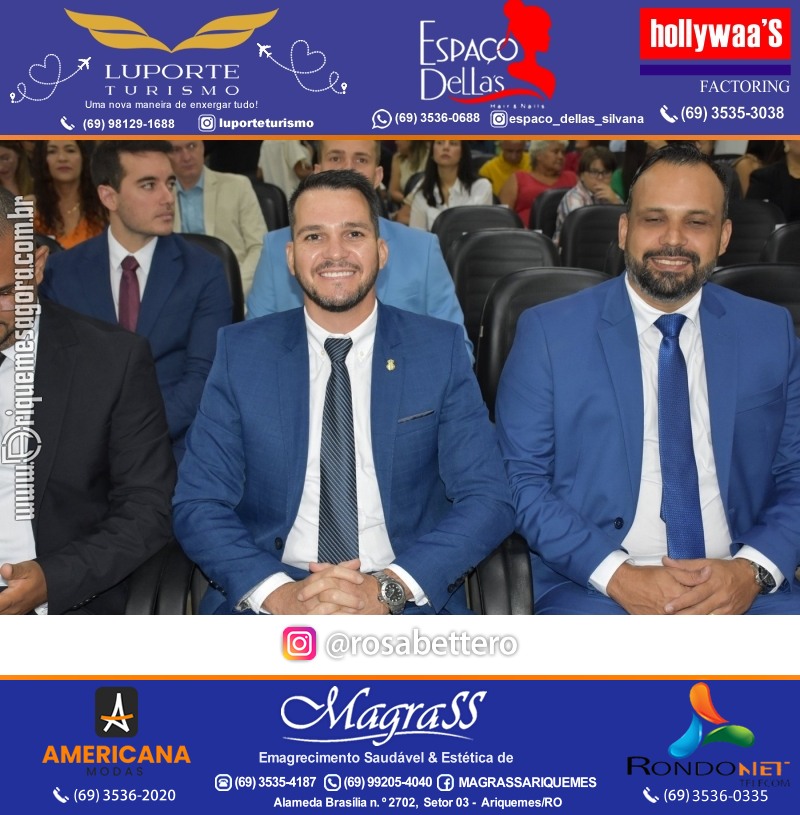 Diplomação Prefeita, Vice e Vereadores eleitos em Ariquemes Rondônia