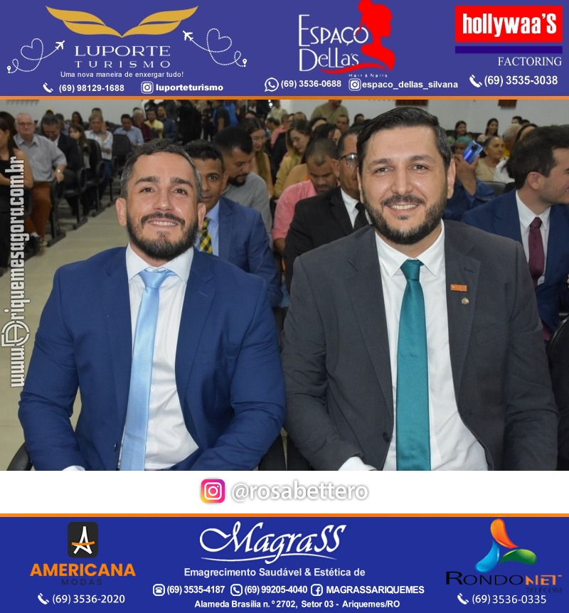 Diplomação Prefeita, Vice e Vereadores eleitos em Ariquemes Rondônia