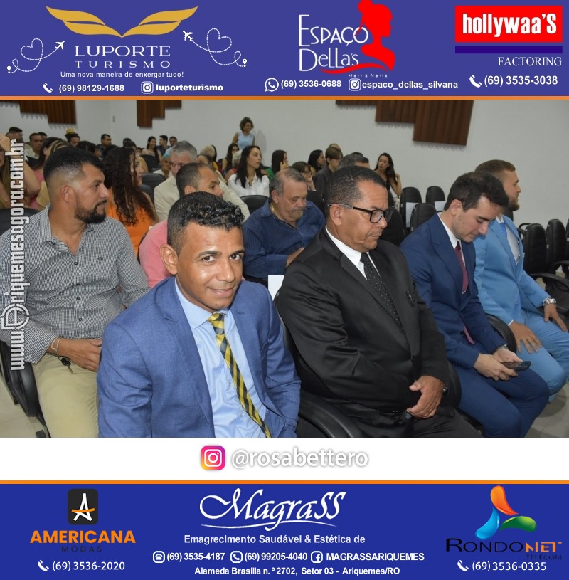 Diplomação Prefeita, Vice e Vereadores eleitos em Ariquemes Rondônia