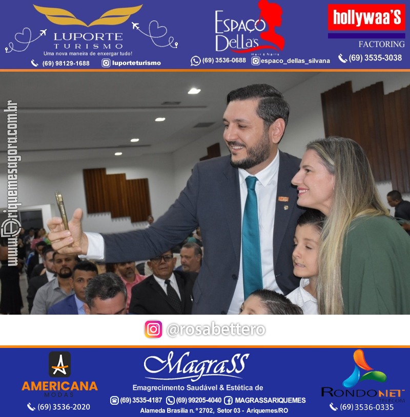 Diplomação Prefeita, Vice e Vereadores eleitos em Ariquemes Rondônia
