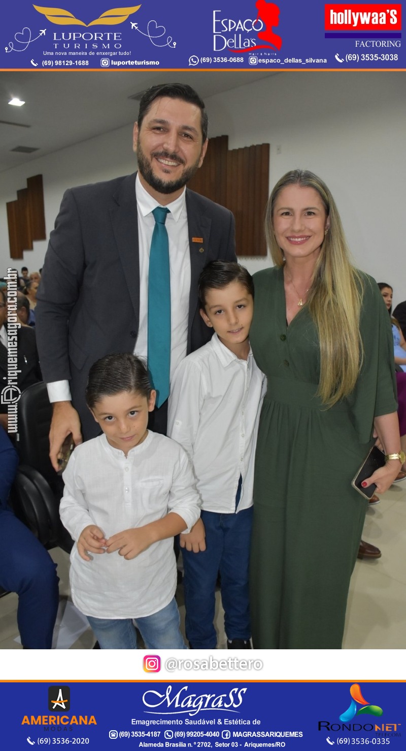 Diplomação Prefeita, Vice e Vereadores eleitos em Ariquemes Rondônia