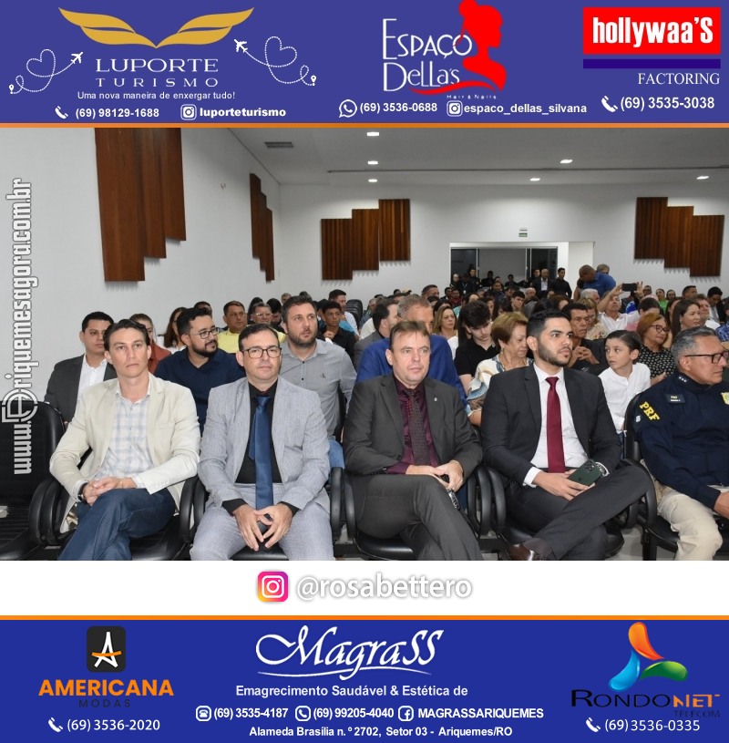 Diplomação Prefeita, Vice e Vereadores eleitos em Ariquemes Rondônia