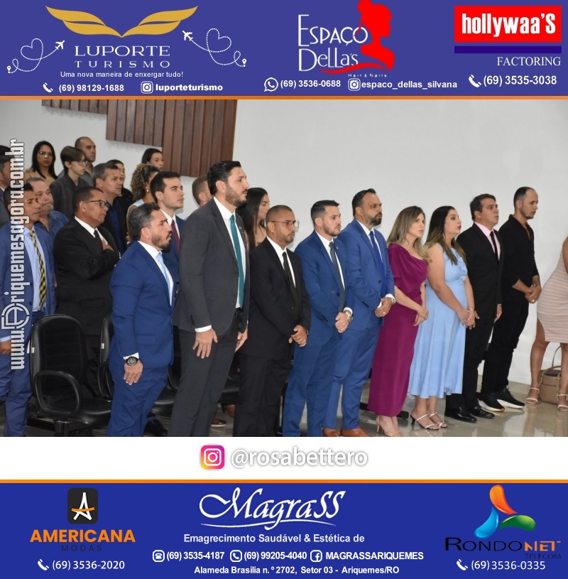 Diplomação Prefeita, Vice e Vereadores eleitos em Ariquemes Rondônia