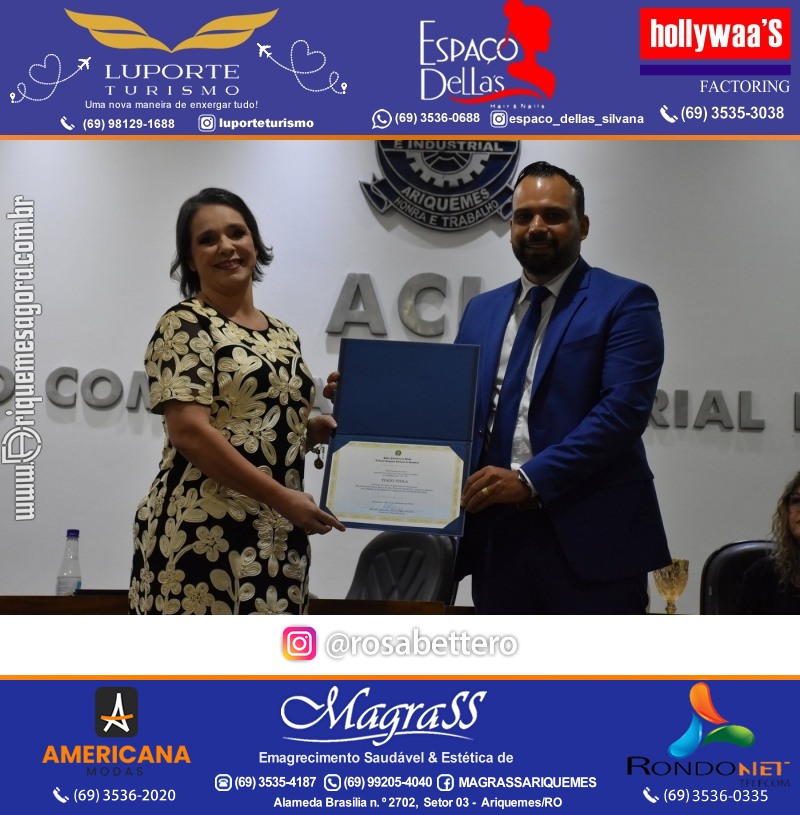 Diplomação Prefeita, Vice e Vereadores eleitos em Ariquemes Rondônia